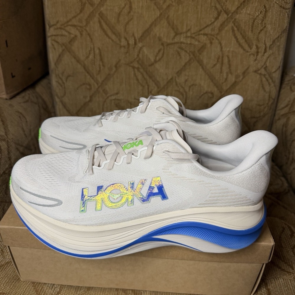 HOKA SKYWARD X 2 1171925 GTCB Grout Cobalt Men's Size 13 Running Shoes Tried On*